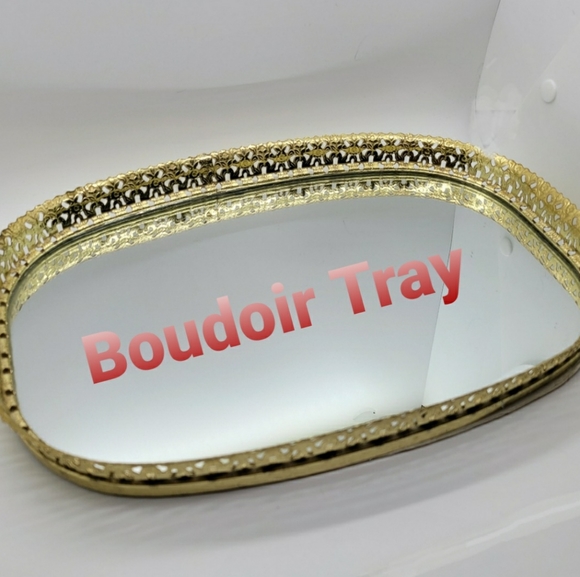 Unknown Other - 1960's Boudoir Mirror/Tray